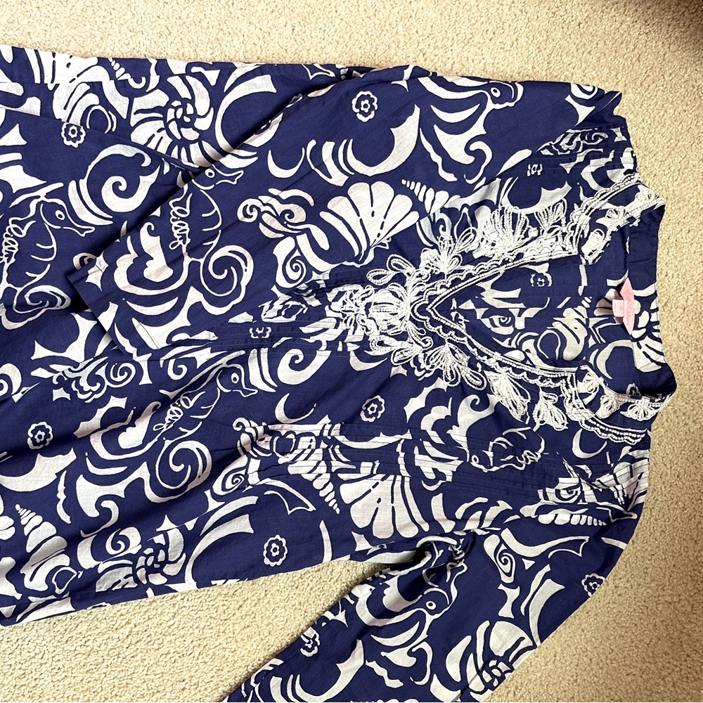 Lilly Pulitzer 100% cotton pool cover up